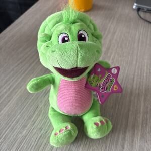 Barney World Toddler Toy Plush Baby Bop 8-Inch Dinosaur Character for Preschool